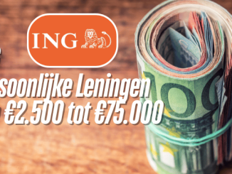 ING Persoonlijke Leningen van €2.500 tot €75.000