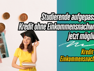 Kredit ohne Einkommensnachweis jetzt möglich