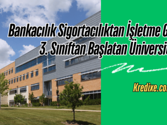 Kredixe.com: Bankacılık ve Sigortacılıktan İşletmeye Geçişte Üçüncü Sınıftan Başlatan Üniversiteler